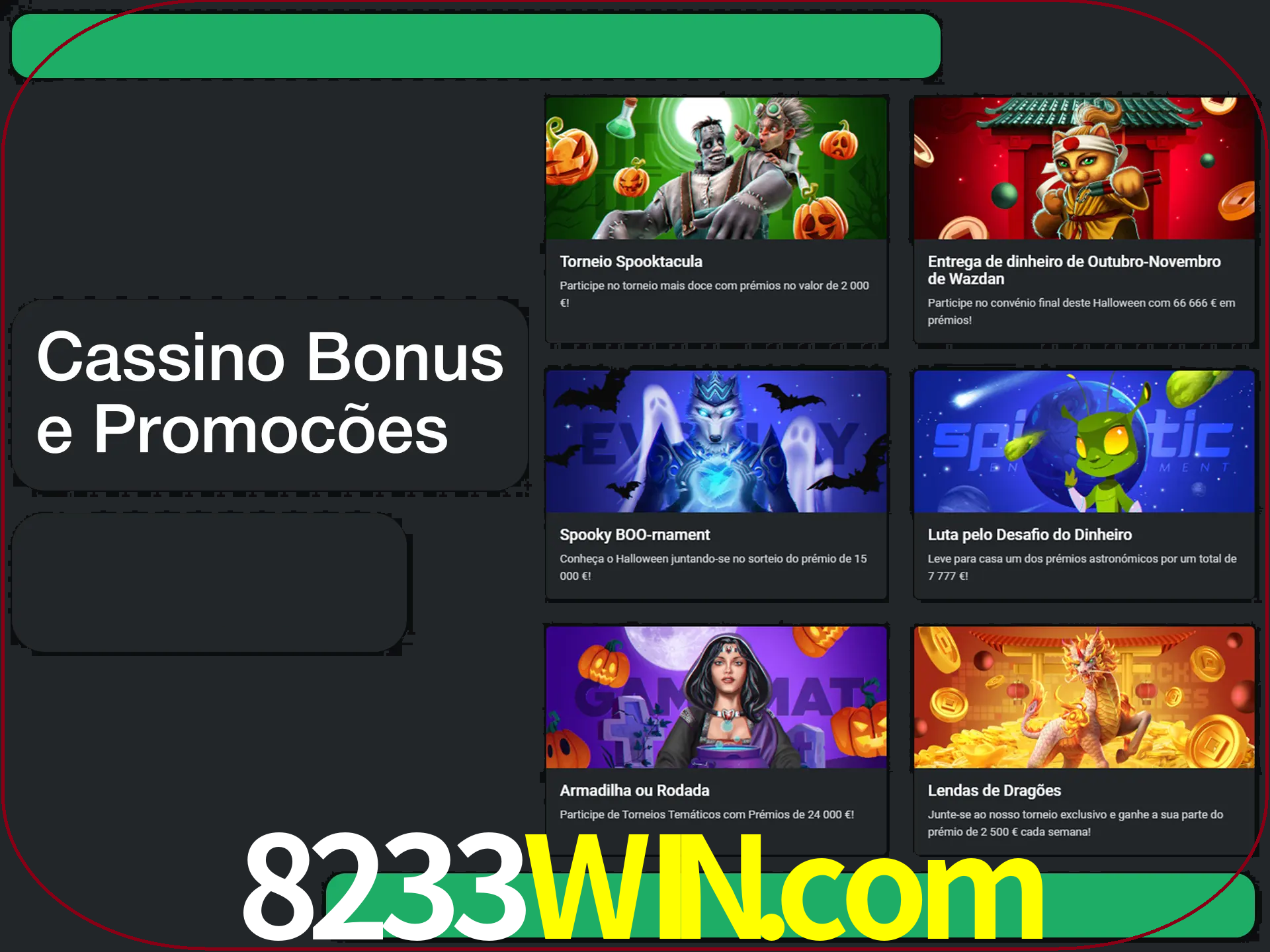 Verifique se há novos bônus de cassino para reivindicar.