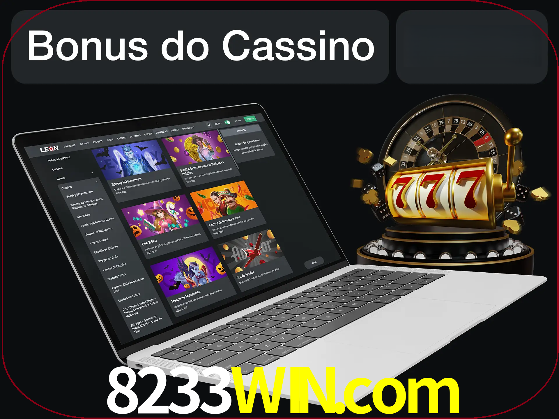 Use o bônus do cassino para começar melhor.