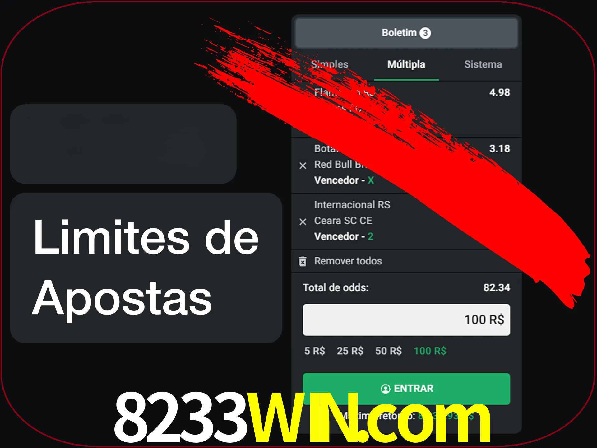 Não faça apostas loucas.